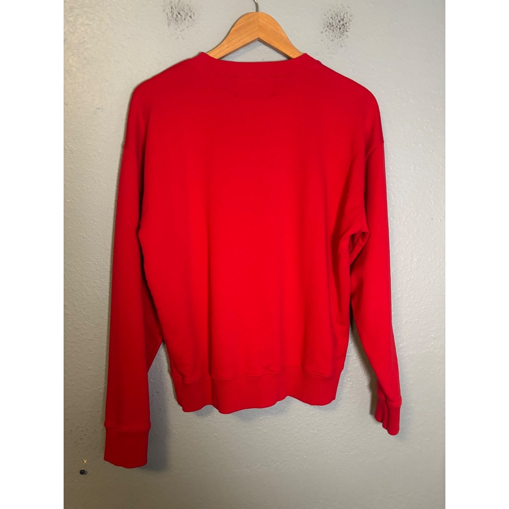 Lingua Franca Madam President Red Organic Cotton Sweatshirt Size Small - Picture 4 of 8